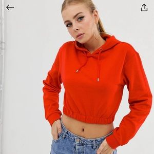 ASOS cropped hoodie